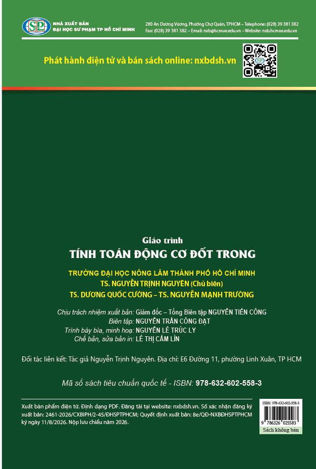 Giáo trình Tính toán động cơ đốt trong