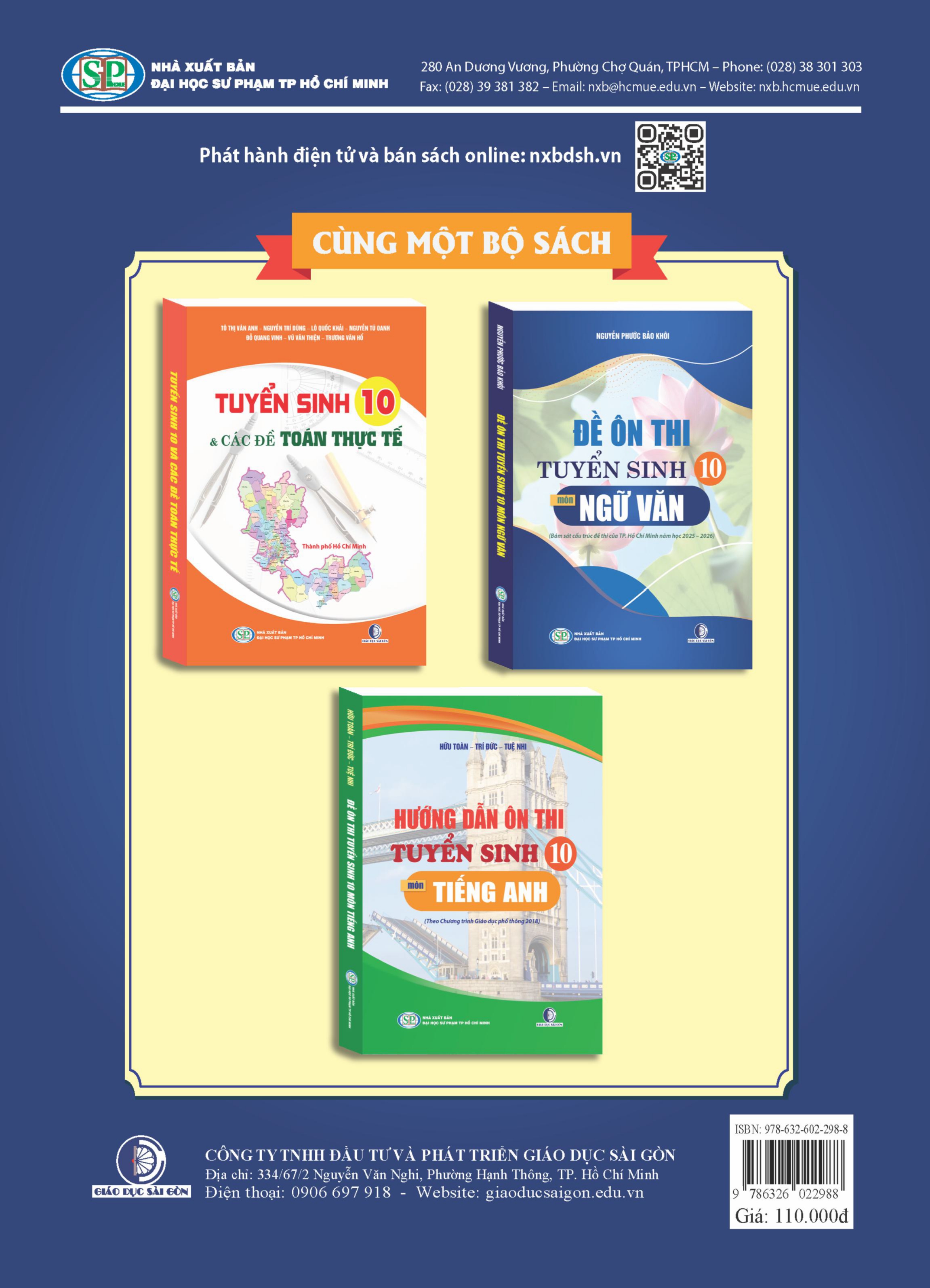 Đề ôn thi tuyển sinh 10 môn Ngữ văn (Bám sát cấu trúc đề thi của TPHCM năm học 2025-2026)