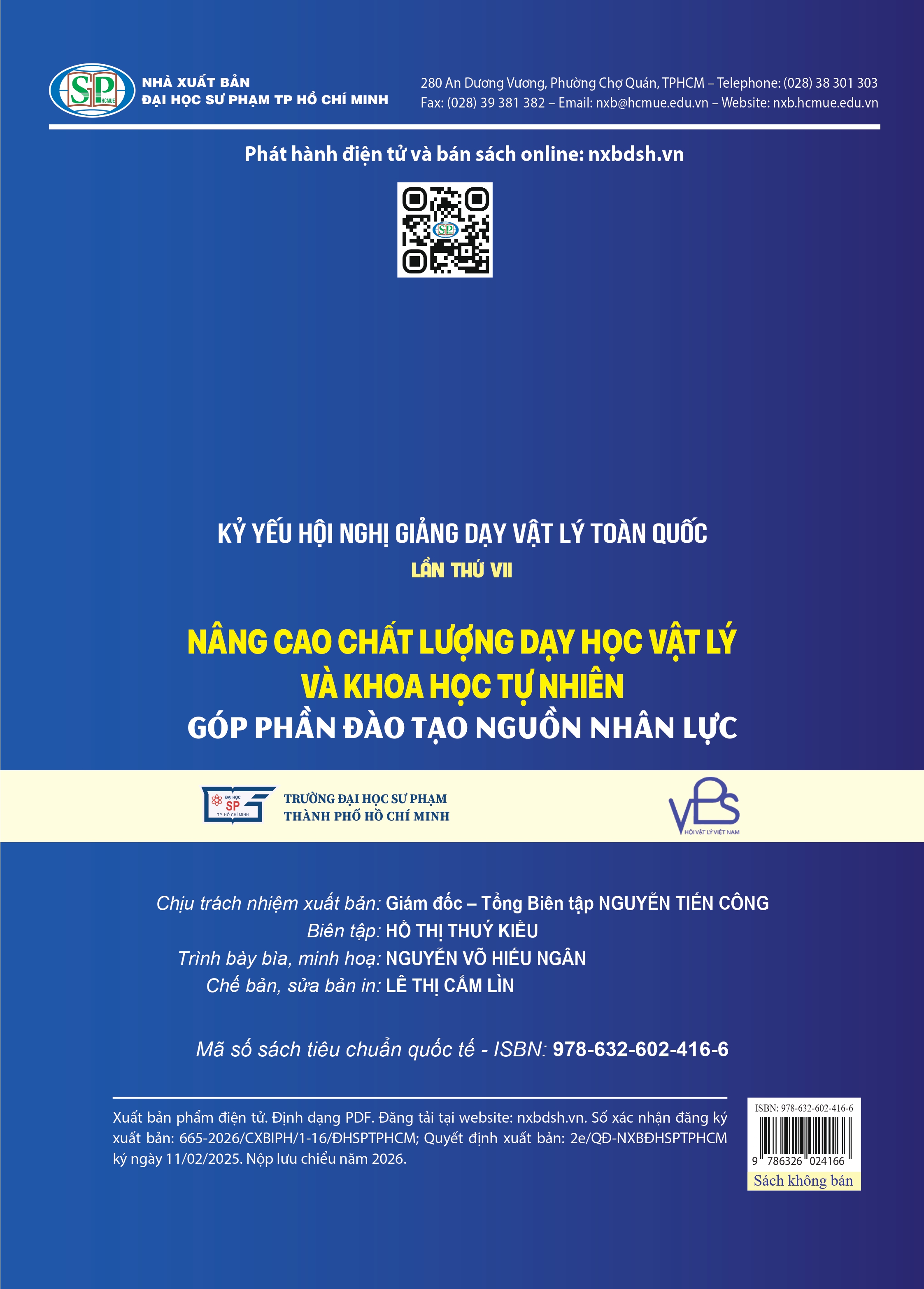 Hội nghị giảng dạy Vật lý toàn quốc lần thứ VII - Nâng cao chất lượng dạy học vật lý và khoa học tự nhiên góp phần đào tạo nguồn nhân lực