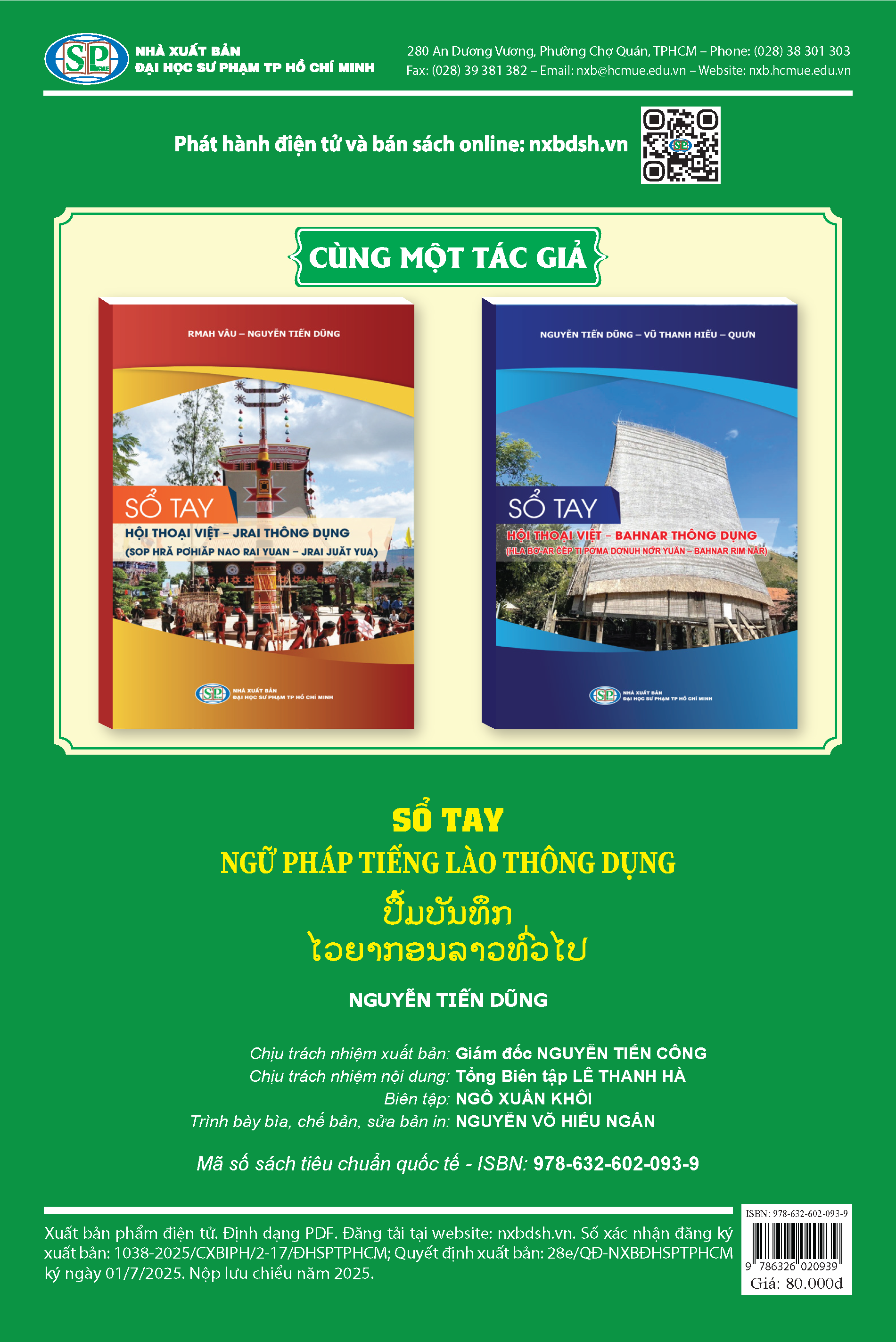 Sổ tay ngữ pháp tiếng Lào thông dụng