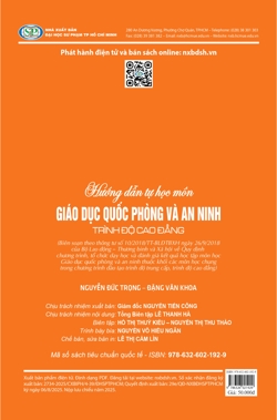 Hướng dẫn tự học môn Giáo dục Quốc phòng và An ninh - Trình độ cao đẳng