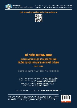 Kỉ yếu khoa học cho học viên cao học và nghiên cứu sinh của Trường Đại học Sư phạm Thành phố Hồ Chí Minh - Năm 2024