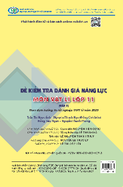 Đề kiểm tra đánh giá năng lực môn Vật lí lớp 11 (Tập 2) - Theo định hướng thi tốt nghiệp THPT từ năm 2025