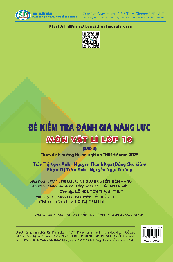 Đề kiểm tra đánh giá năng lực môn Vật lí lớp 10 (Tập 1) - Theo định hướng thi tốt nghiệp THPT từ năm 2025