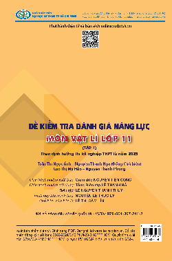 Đề kiểm tra đánh giá năng lực môn Vật lí lớp 11 (Tập 1) - Theo định hướng thi tốt nghiệp THPT từ năm 2025
